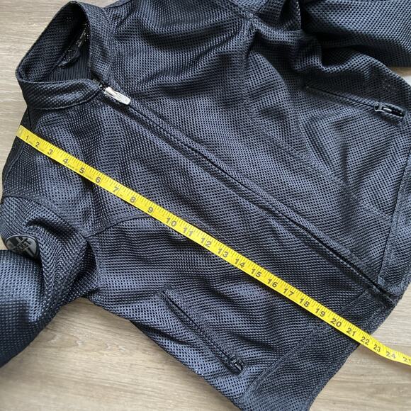 Joe Rocket Mesh Armored Motorcycle Jacket & Raincoat Liner Women Sz M Black - Picture 7 of 15